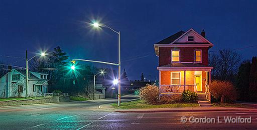 House On A Corner_22952-3.jpg - Photographed at Smiths Falls, Ontario, Canada.